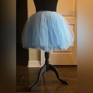 Forever 21 Girls- Sky Blue Tulle Skirt